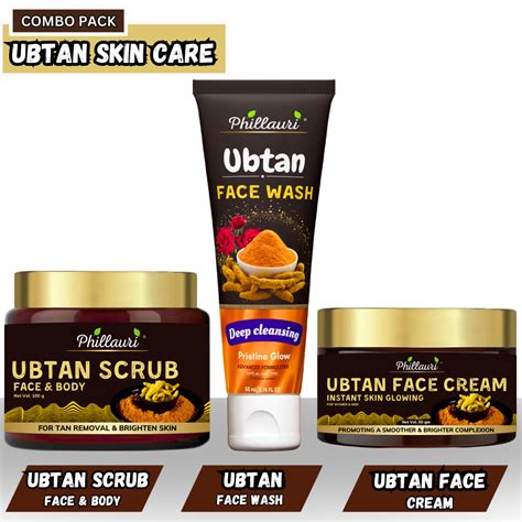 Phillauri Ubtan scrub, Face Wash, Face Cream Skin Care Combo Kit