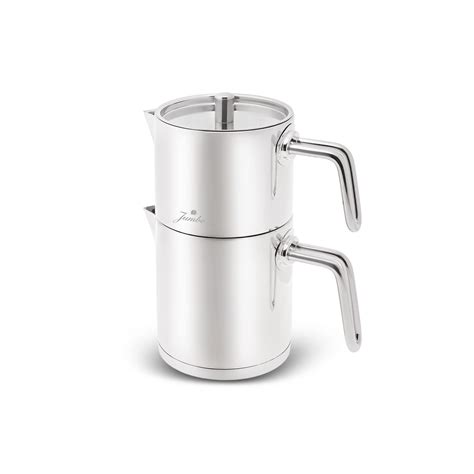 Jumbometalix Full Metal Teapot Stainless Steel Turkish Tea Pot Set ...