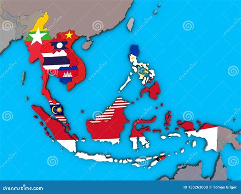 Burma Flag Map Southeast Asia Political Map Geo Map Asia Map Of
