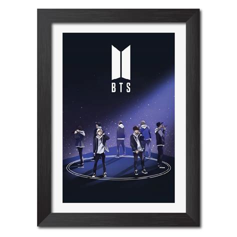 inspire TA BTS Poster Bangtan Boys Music Band Paintings Wall Frames ...