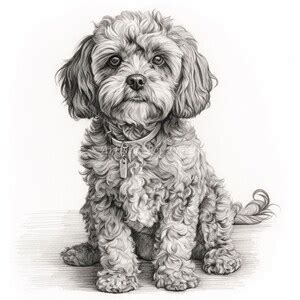 Image result for Cockapoo Dog Drawings