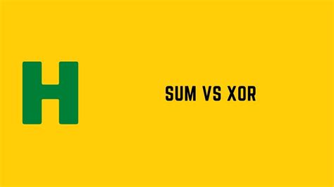Image result for Sum vs Xor HackerRank Solution in Python