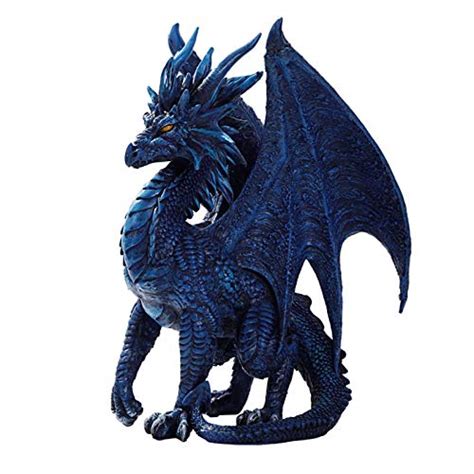 Pacific Giftware Blue Nightfall Dragon Statue By Ruth Thomson Dragons ...