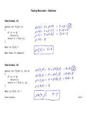 Image result for Tracing Recursion Worksheet
