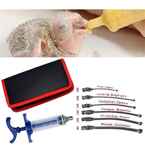 Sage Square Adjustable Hand Feeding Syringe with Full Kit & Bag for ...