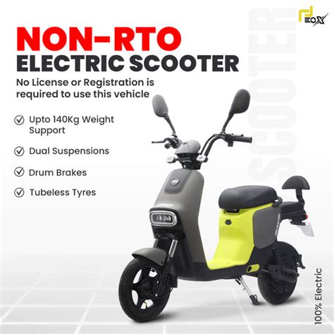 EOX OKO Electric Commuter Scooter – 50–60 km Range, 25 km/h, Portable ...