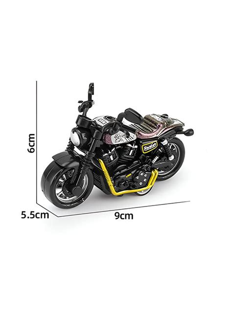 Mini Motorcycle Diecast Bike - Brown Collectible Model For Kids ...