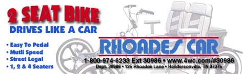 Rhoades Car 4 Wheel Cycle in Hendersonville, TN