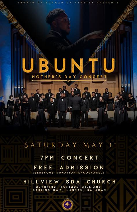 Ubuntu Mothers Day Concert, Hillview Seventh-day Adventist Church ...