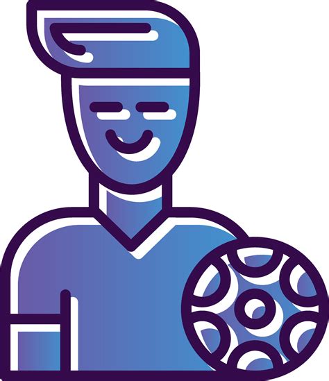 Football player Vector Icon Design 25598533 Vector Art at Vecteezy