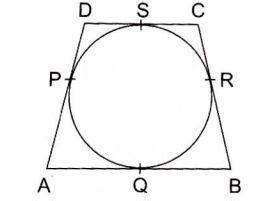 In the given figure, quadrilateral ABCD is circumscribed, touching the ...