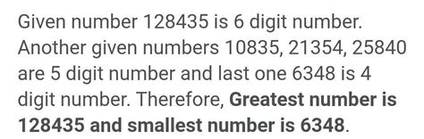 arrange the following number in the descending order. 128435,16835 ...