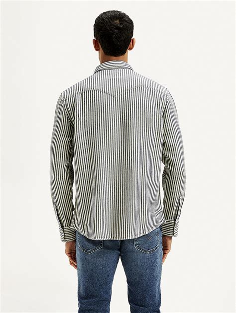 Men's Striped Slim Fit Shirt – Levis India Store