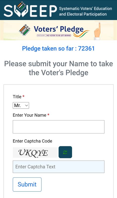 Take pledge and get the certificate of voting related to Karnataka ...