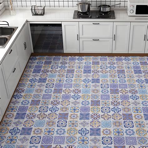 Multi-Tonal Style Vinyl Plank Flooring Peel and Stick Porcelain Tile ...