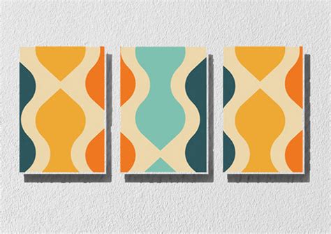 Retro Art, Set Of 3 – Myindianthings
