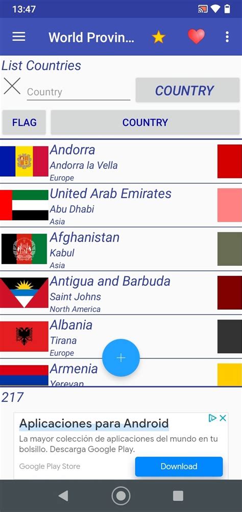 Descargar World Provinces 1.33 APK Gratis para Android