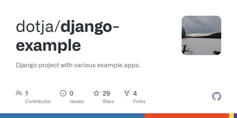 Django Example Project 的图像结果