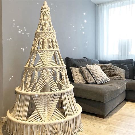 Image result for Large Macrame Christmas Tree Tutorials