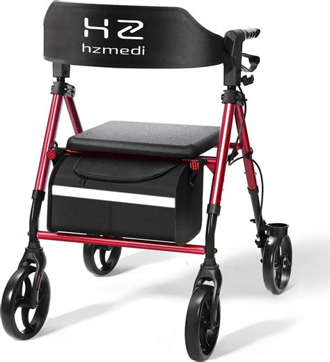 Amazon.com: Walkers for Seniors with Seat, Foldable Rolling Walker with ...