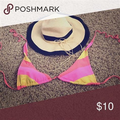 🎁Beach hat | Beach hat, High neck bikinis, Women shopping