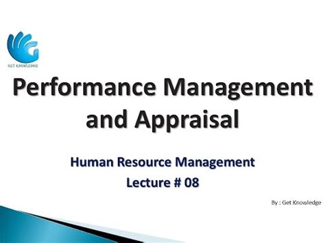 Performance Management and Appraisal - Review of Internal Control ...