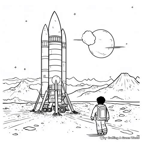 Rocket Coloring Pages - Free & Printable!