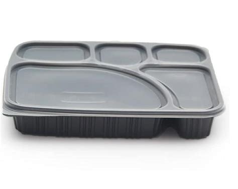 Buy FLAMING INDUSTRIES LLP Meal Tray With Lid Set Of 25Pc Microwave ...
