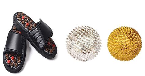 GHK AC15 Deluxe Spring Acupressure and Magnetic Therapy Chappal ...