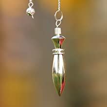 Jet International Egyptian Karnak Silver Plated Ring Metal Pendulum ...