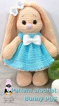 Image result for Long Ear Bunny Pattern