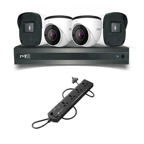 TVT 4 CCTV Cameras Combo (2 Indoor & 2 Outdoor CCTV Cameras) 👨🏻‍🔧 With ...