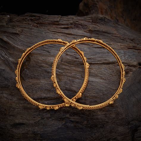 Buy Kushal's Fashion Jewellery Ruby Bangle emballished with Stones ...