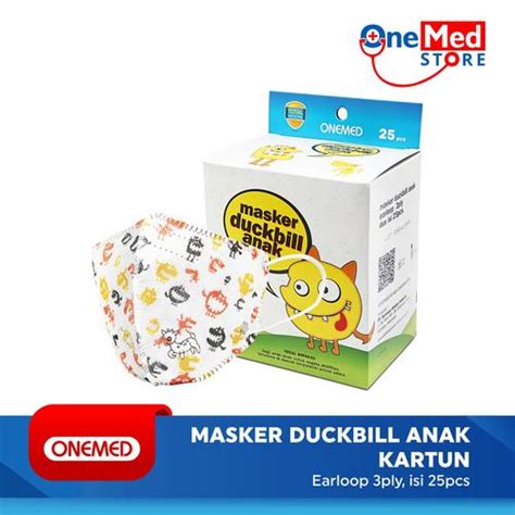 Jual Masker Duckbill Anak Cartoon / Kartun Karet Onemed 3ply - Kota ...