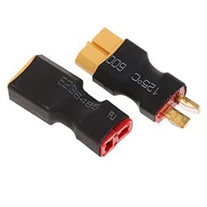T-Plug to XT60 Male Female Connector Plug for RC Battery Adapter Wire ...