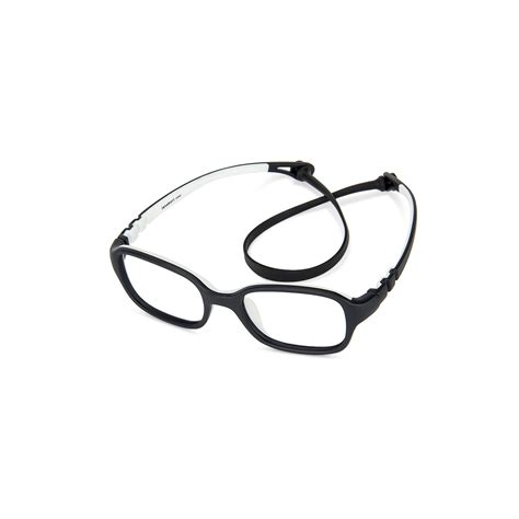 Blue-Block Kids Computer Glasses: Matte Black White Full Rim Rectangle ...