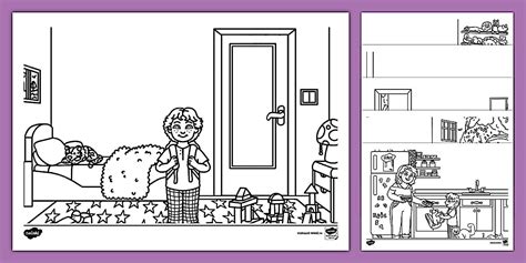 Eric e gata de grădi! – Desene de colorat