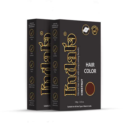 Online Ammonia-Free Chestnut Hair Color: Trendy Indian Hair Color – Indalo