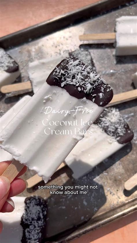 Creamy coconut ice cream bars – Artofit