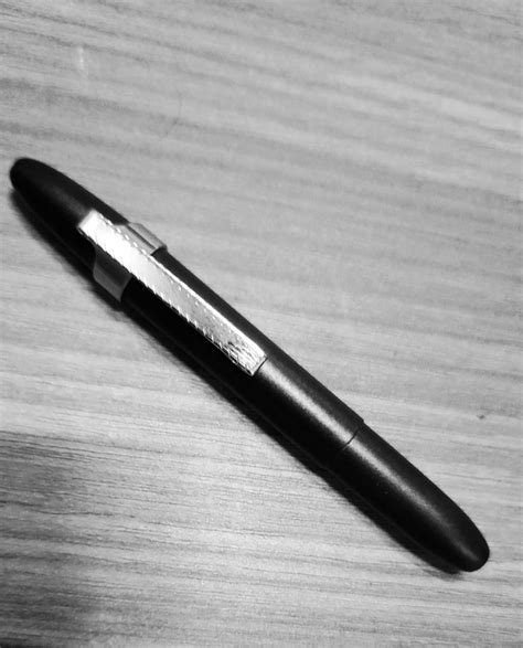 Fisher Space 400RBC-CL Bullet Matte Black Ballpoint Pen with Chrome ...