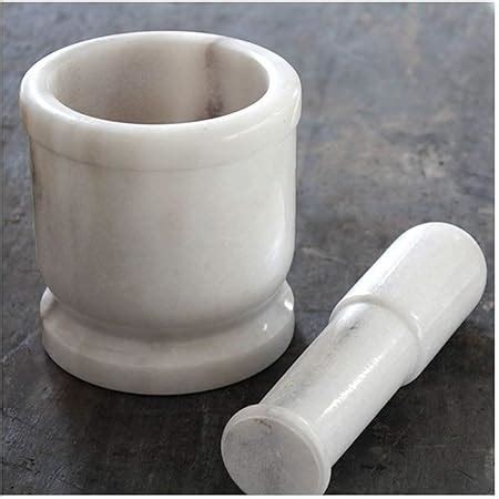 Buy IKARUS Marble Mortar and Pestle Set for Grinding Small Spices and ...