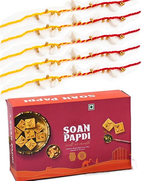 CraftVatika Rakhi Gift Combo for Brother and Bhabhi with Kids, Premium ...