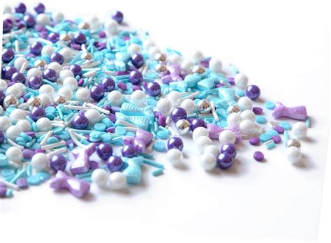 Purple Blue Mermaid Tail Candy Mix Cupcake Toppers India | Ubuy