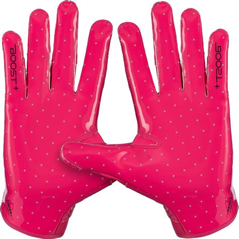 Pink Football Gloves | Pink Receiver Gloves | Football Drip – Grip Boost