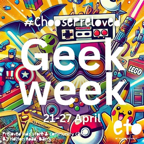 Geek Week! A special event for your little superheroes, young Jedi ...