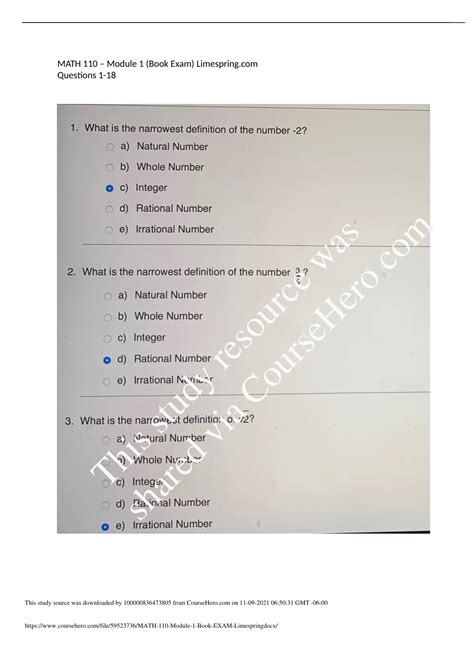 Image result for Lime Spring M110 Module 1 Exam