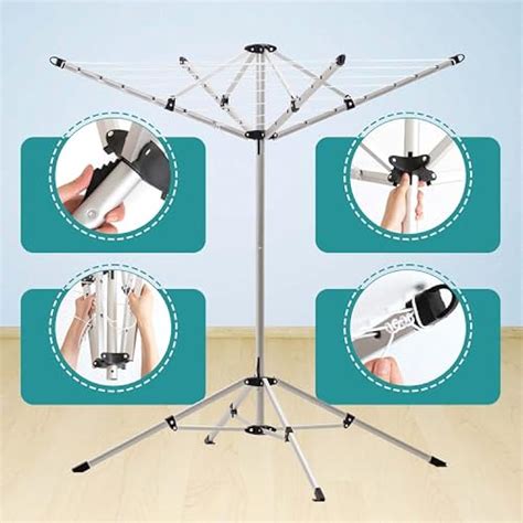 SukkiriHomu Portable Umbrella Drying Rack,65 Ft Hanging India | Ubuy