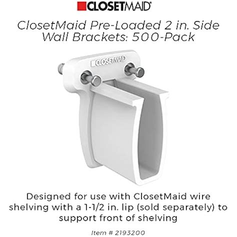 ClosetMaid 21932 Pre-Loaded 2-Inch Side Wall India | Ubuy