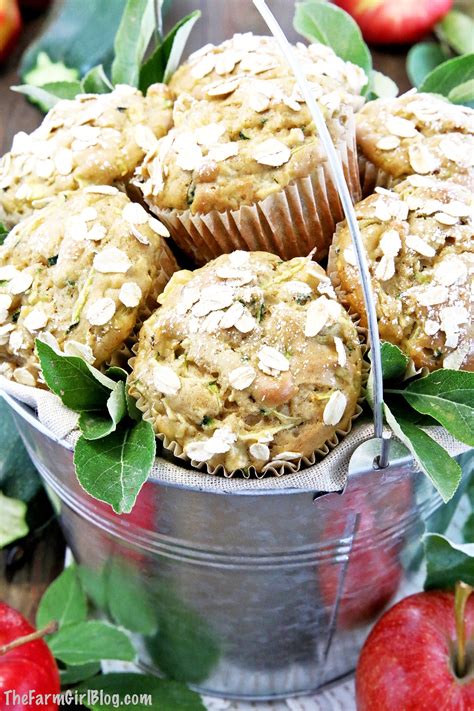 Apple Zucchini Muffins Recipe - Fields to Feasts