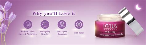 Lotus Herbals YouthRx Firm & Bright Night Cream | Bakuchiol Retinol ...